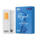 D'Addario Woodwinds Royal Saxophone Reeds - Alto Sax Reeds with Strong Spine - Alto Saxophone Reeds Great for Classical or Jazz - Strength 2.0, 25-pack