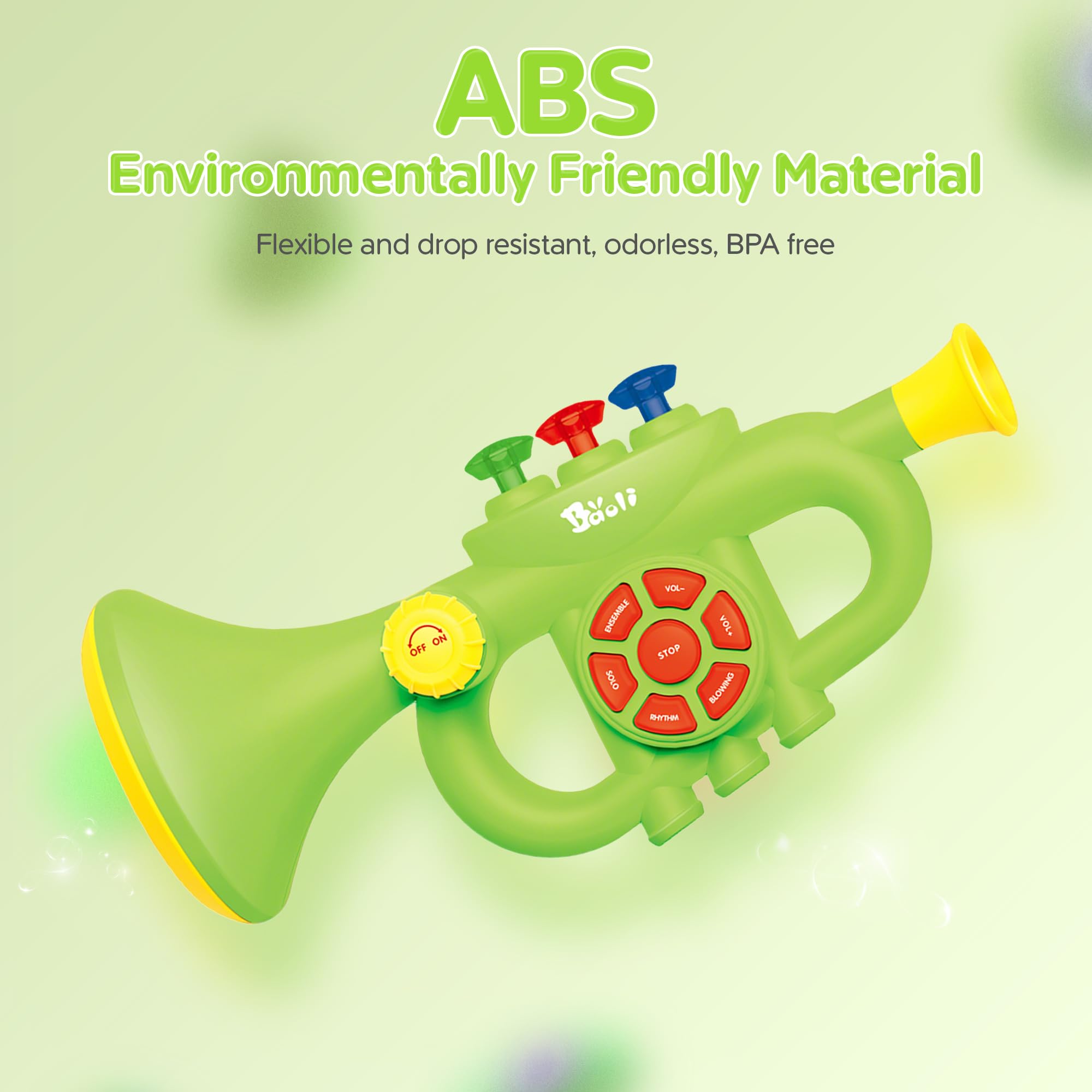 Generic Toddler Musical Trumpet Toy for Kids - 2026 Upgraded Musical Enlightenment Instrument Toy, Develops Musicality, for Boys Girls Ages 3 4 5 6 7 8, Pink