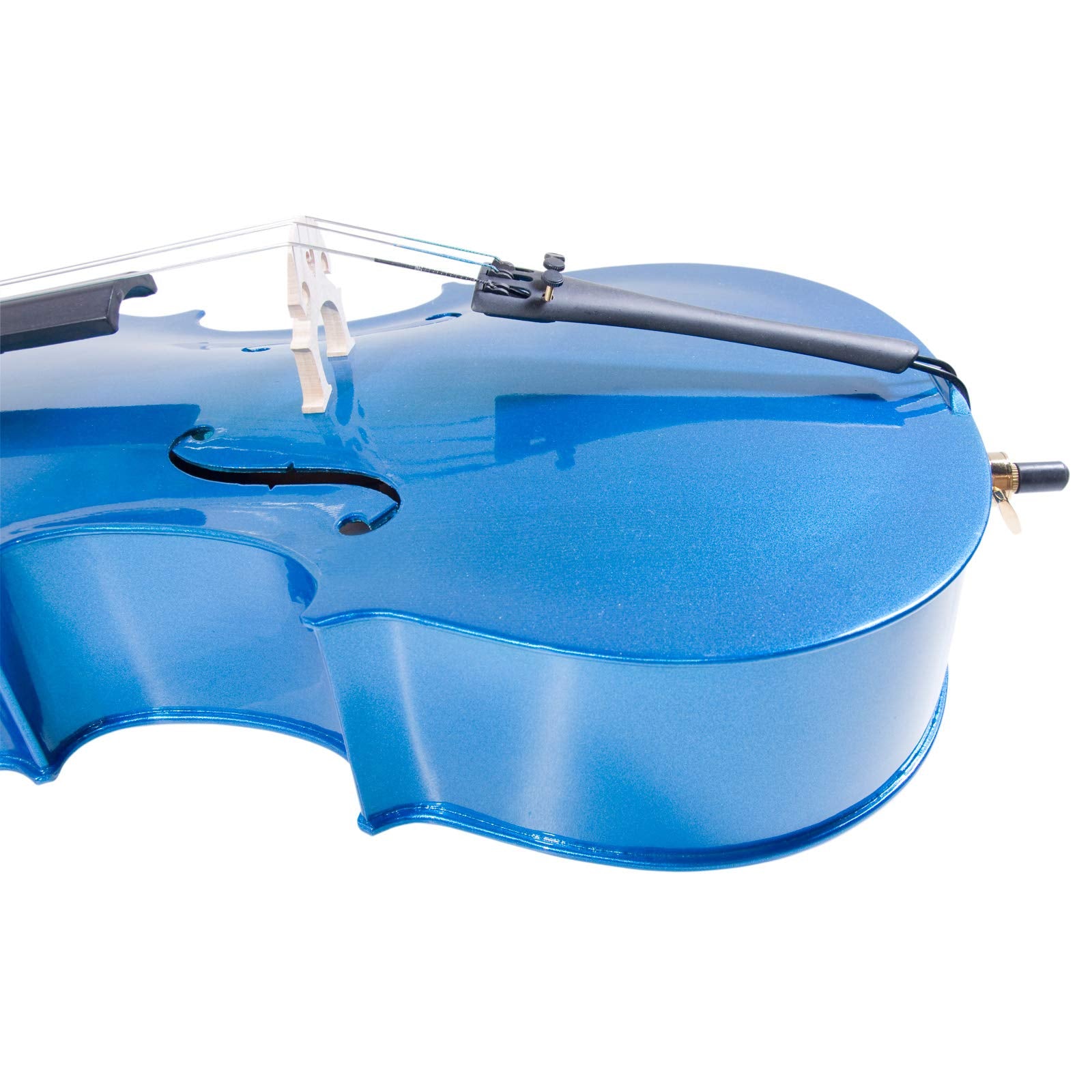 Cecilio 4/4 Full Size Cello, Beginner Cello 4/4, Acoustic Cello Set with Portable Bag, Bow, Rosin, Stand, String Musical Instruments for School Orchestras, Performances