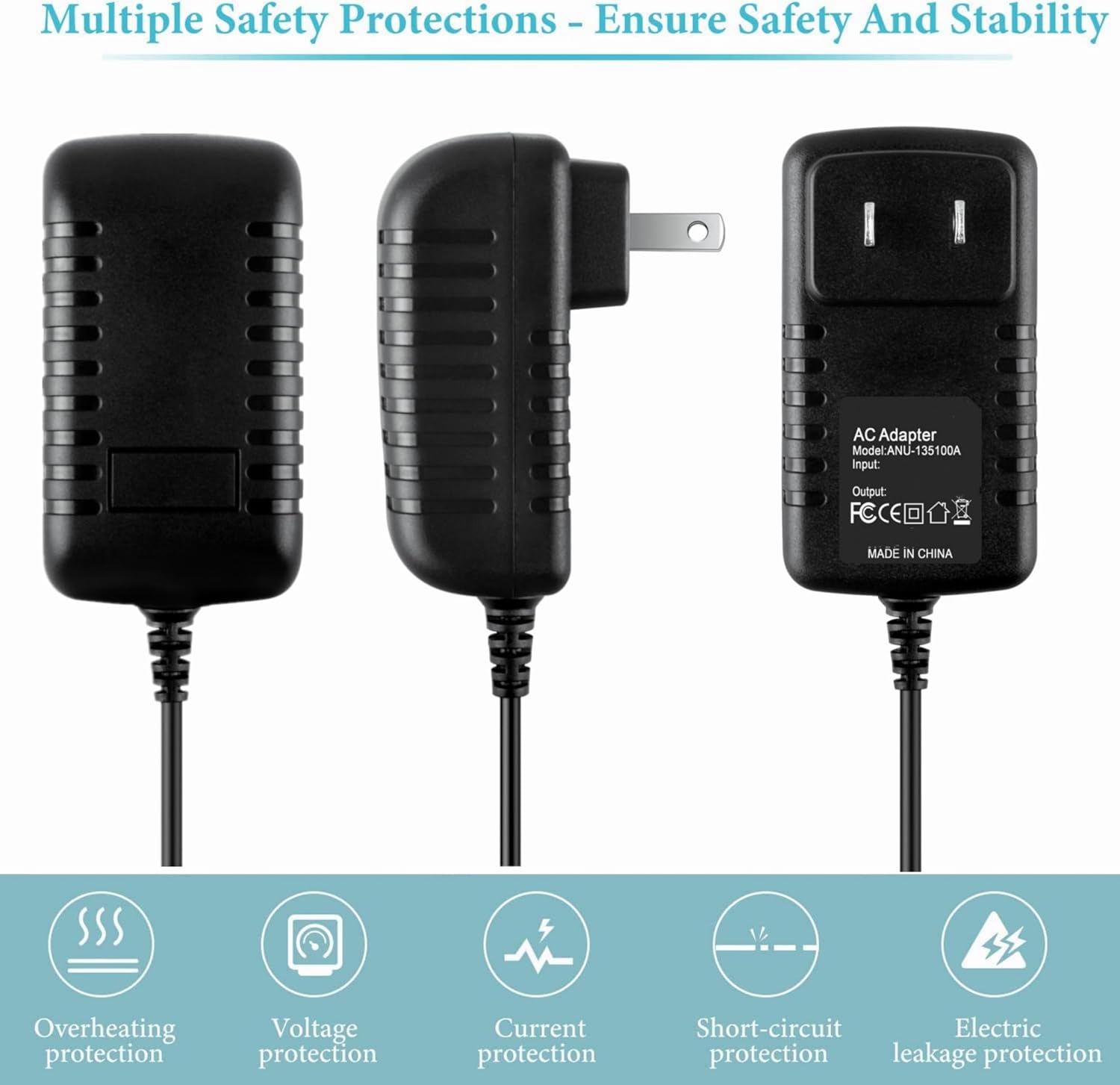 5V 2000mA Power Adapter Compatible with Cello T1045PN DLX052000W Tablet PC Charger Supply