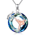 Sport/Music Necklace for Women 925 Sterling Silver Crystal Pendant Tree of Life Jewelry Gifts for Sport Players