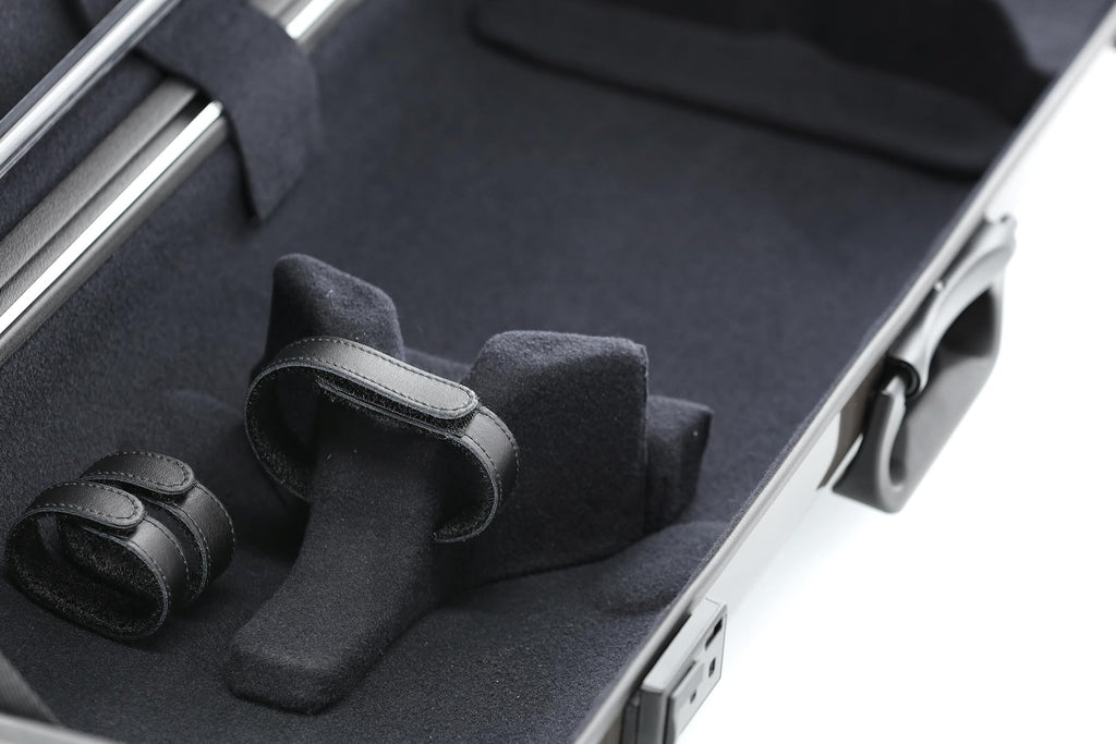 GEWA AIR 2.1 Violin Case Black High Gloss with Additional Side Handle Made in Germany