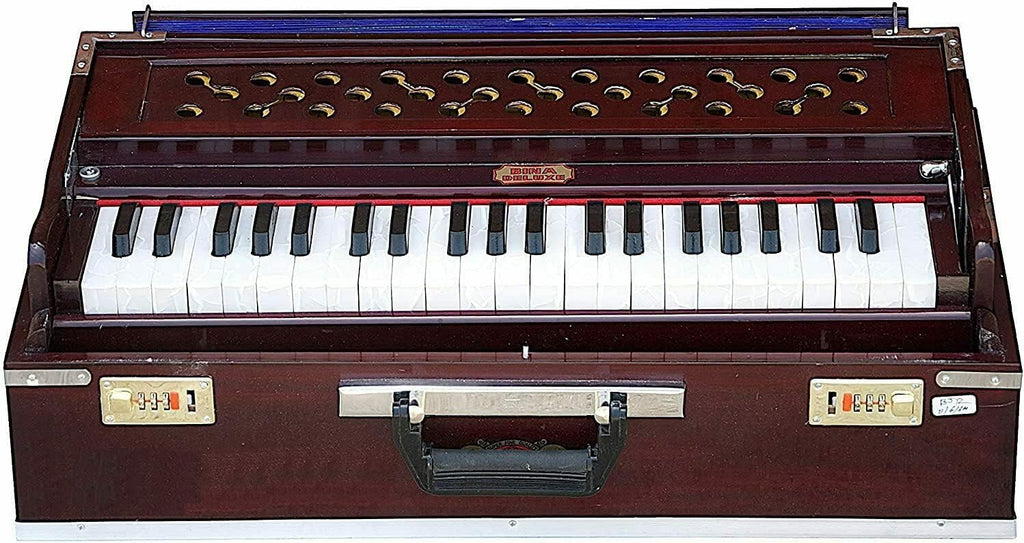 Professional Portable Harmonium Stylist No 17 Deluxe With Coupler - Musical Instrument (NOV2008)