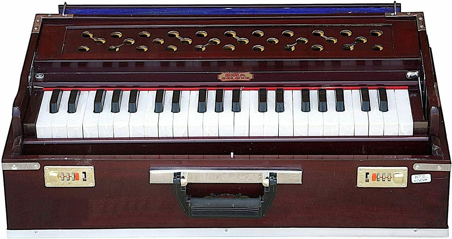 Professional Portable Harmonium Stylist No 17 Deluxe With Coupler - Musical Instrument (NOV2008)