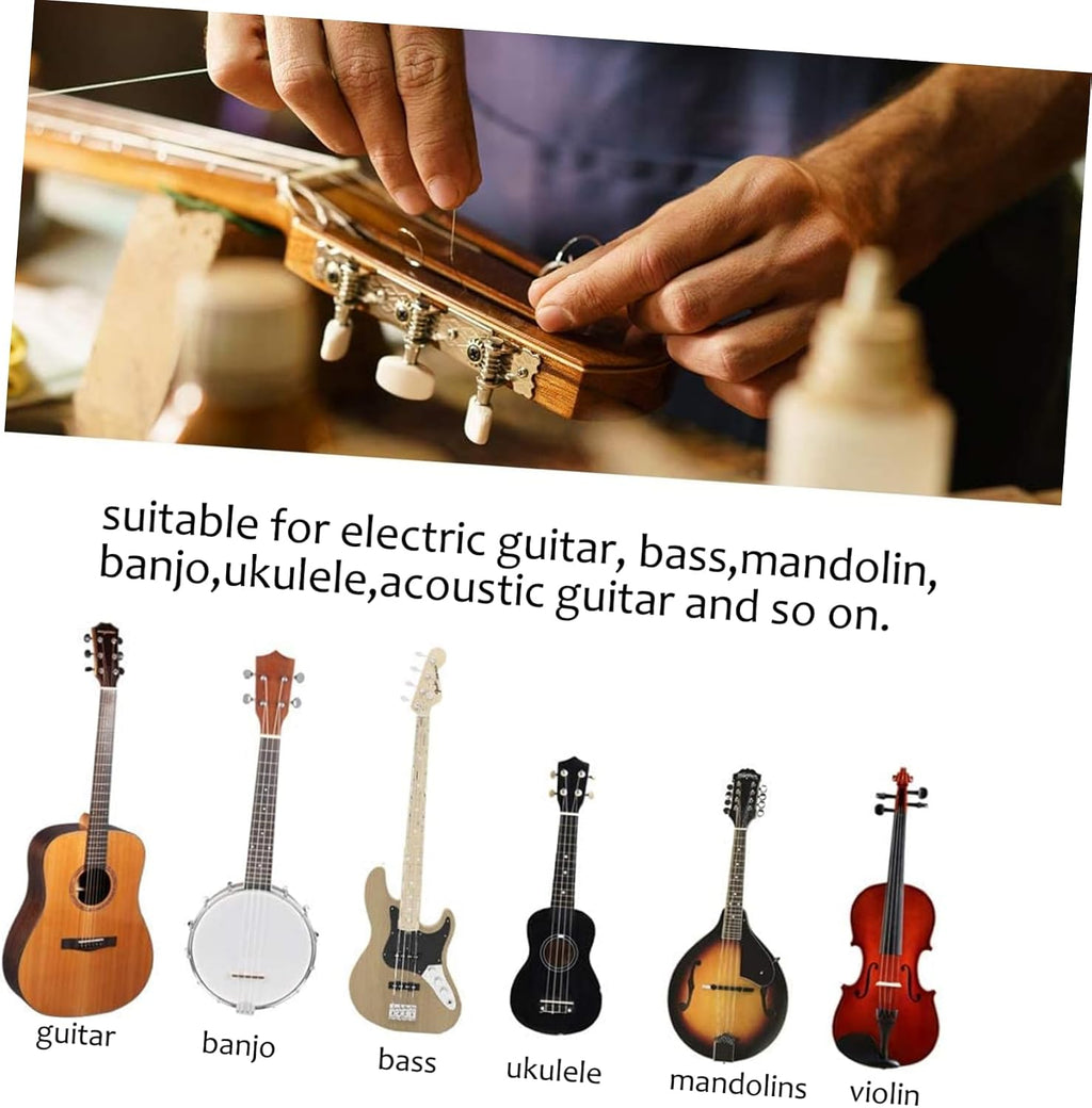 Toyvian 1set Guitar Repair Tool Kit String Cutter Action Ruler Gauge and Maintenance Accessories for Guitar Setup and Adjustments