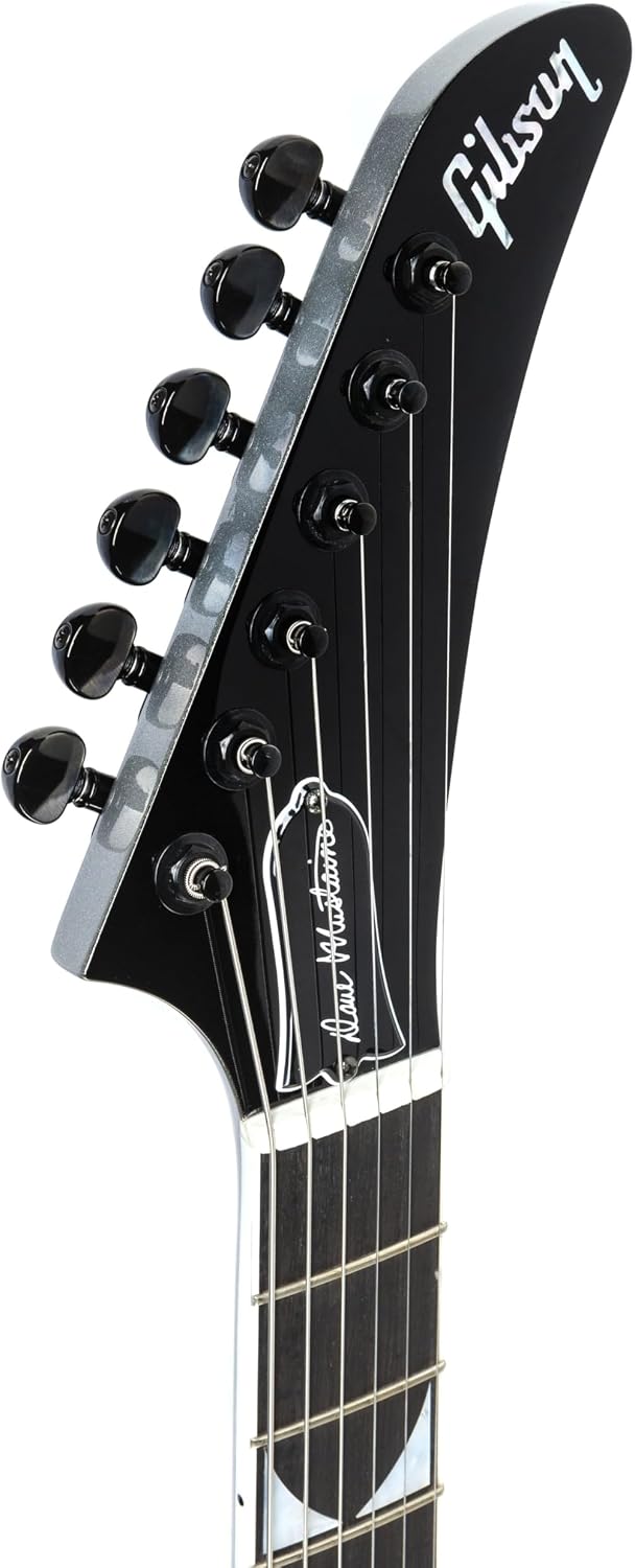 Gibson Dave Mustaine Flying V EXP Electric Guitar - Silver Metallic