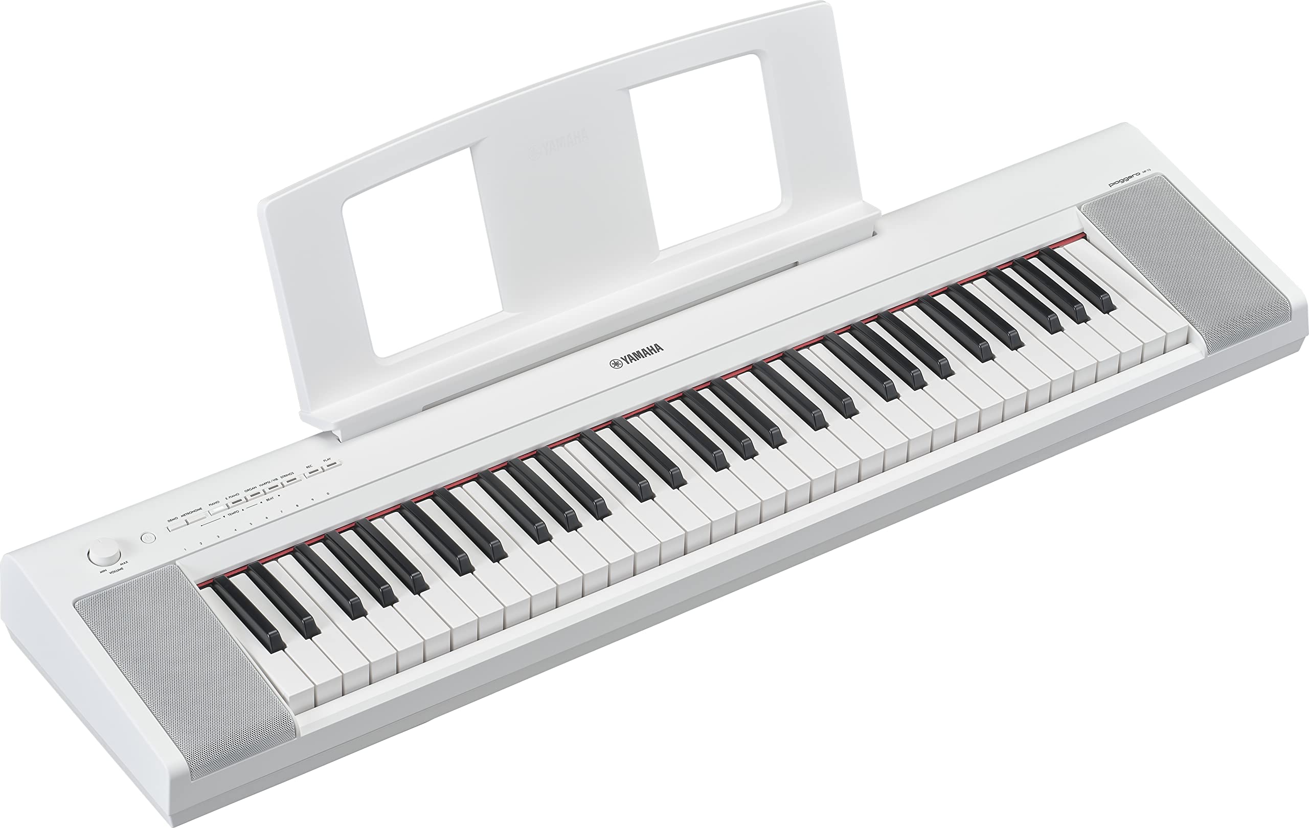 Yamaha Piaggero 61-Key Ultra-Portable Digital Piano, Touch Sensitive Keys, Metronome, Recording Function, Black NP15B