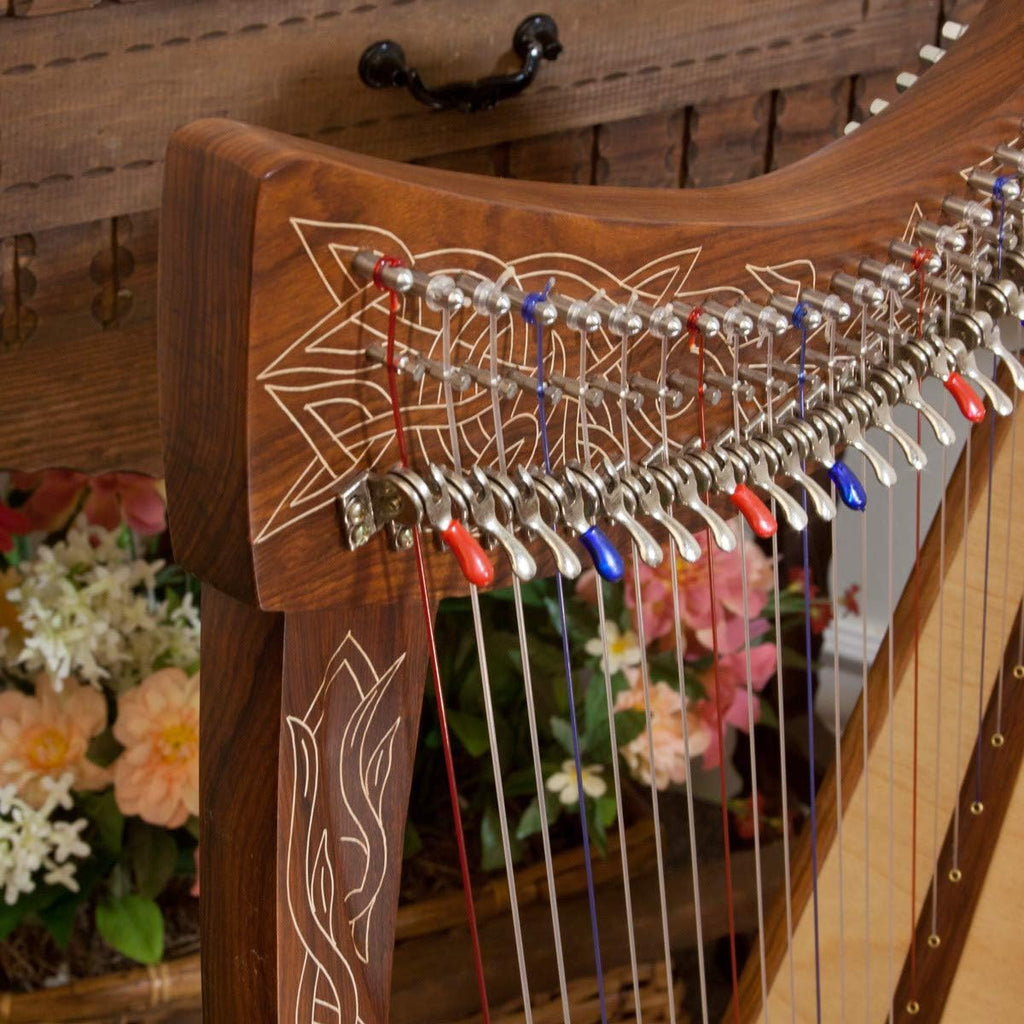 Roosebeck 22-String Heather Harp w/Full Chelby Levers + Nylon Gig Bag