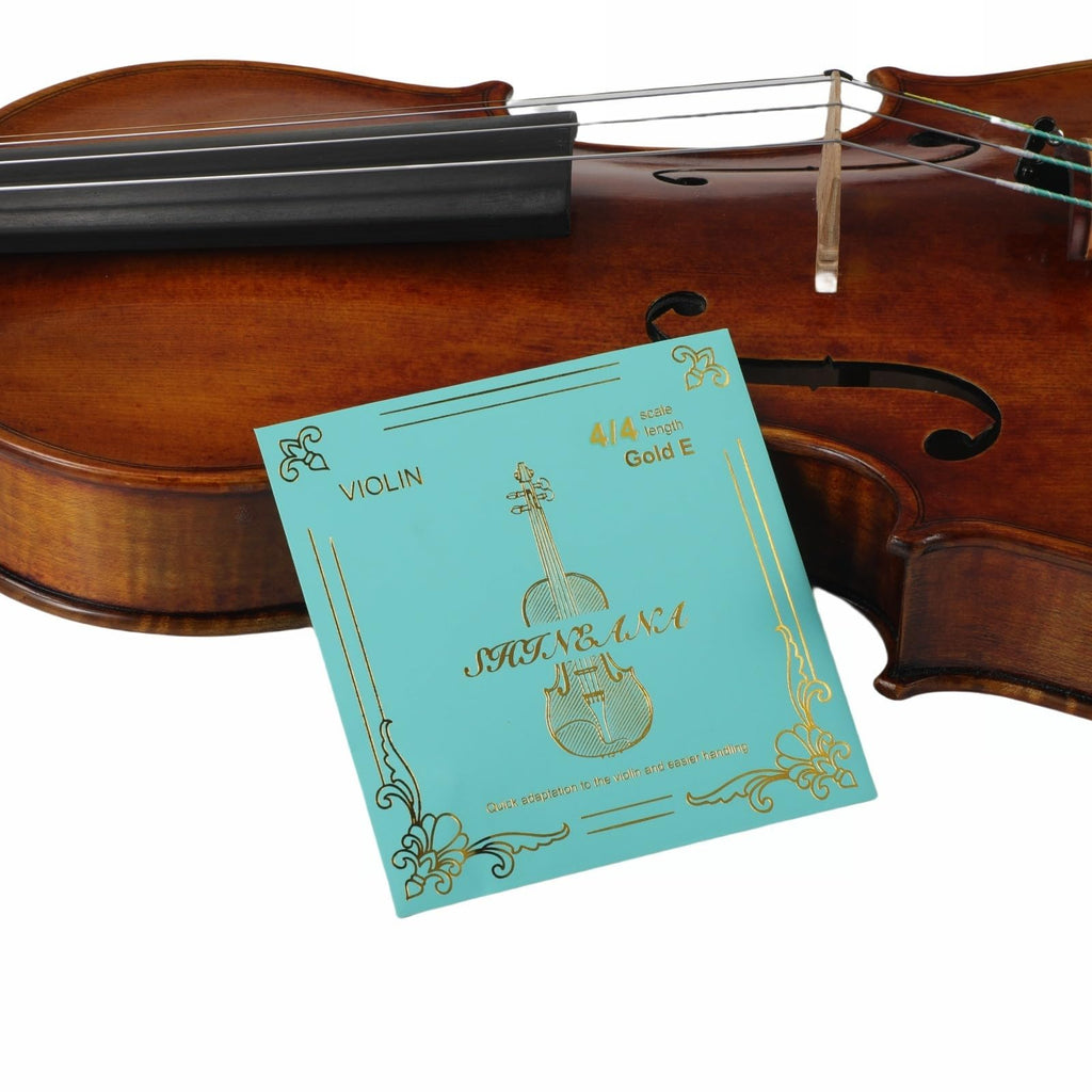 Violin Strings 4/4 Full Set, 4/4 Violin Strings Replacement,Long-Lasting Durability & Rich Tone - Handcrafted with Premium Materials- For All Levels (3/4 Scale)