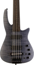 NS Designs NS CR5-BG-CHS-FL Bass Guitar, Charcoal Satin, Fretless