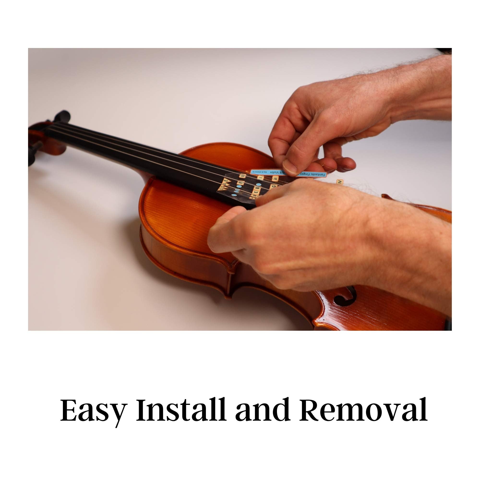 Fantastic Finger Guide for Violins Adult Beginner | Stringed Musical Instruments | Fingerboard and Fretboard Stickers for Learning All Notes | Play or Fiddle, 4/4-Size