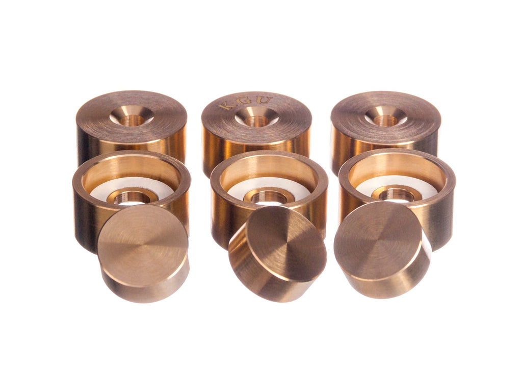 Trumpet Trim Kit for improving the sound. For all Bach Stradivarius Trumpet. Custom made KGUBrass (HEAVY, Antique Bronze Lacquer)