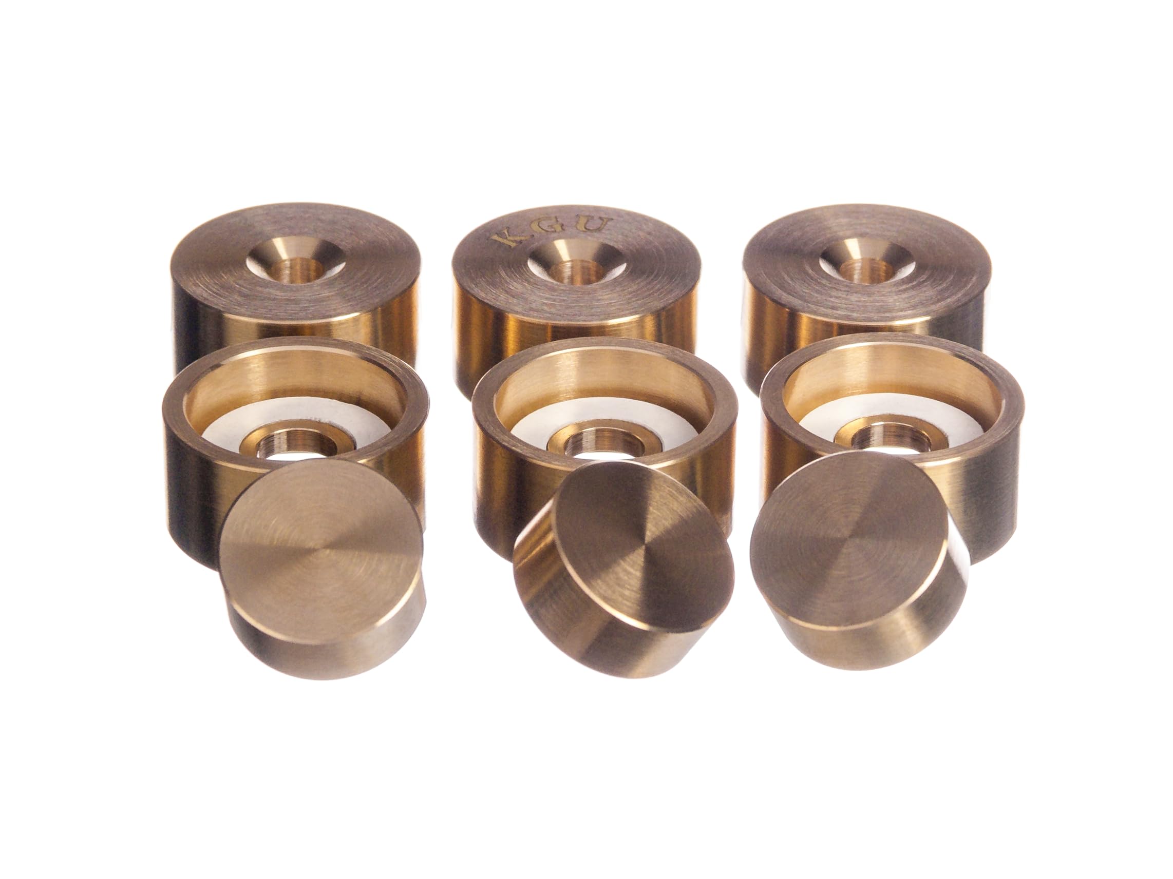 Trumpet Trim Kit for improving the sound. For all Bach Stradivarius Trumpet. Custom made KGUBrass (HEAVY, Antique Bronze Lacquer)