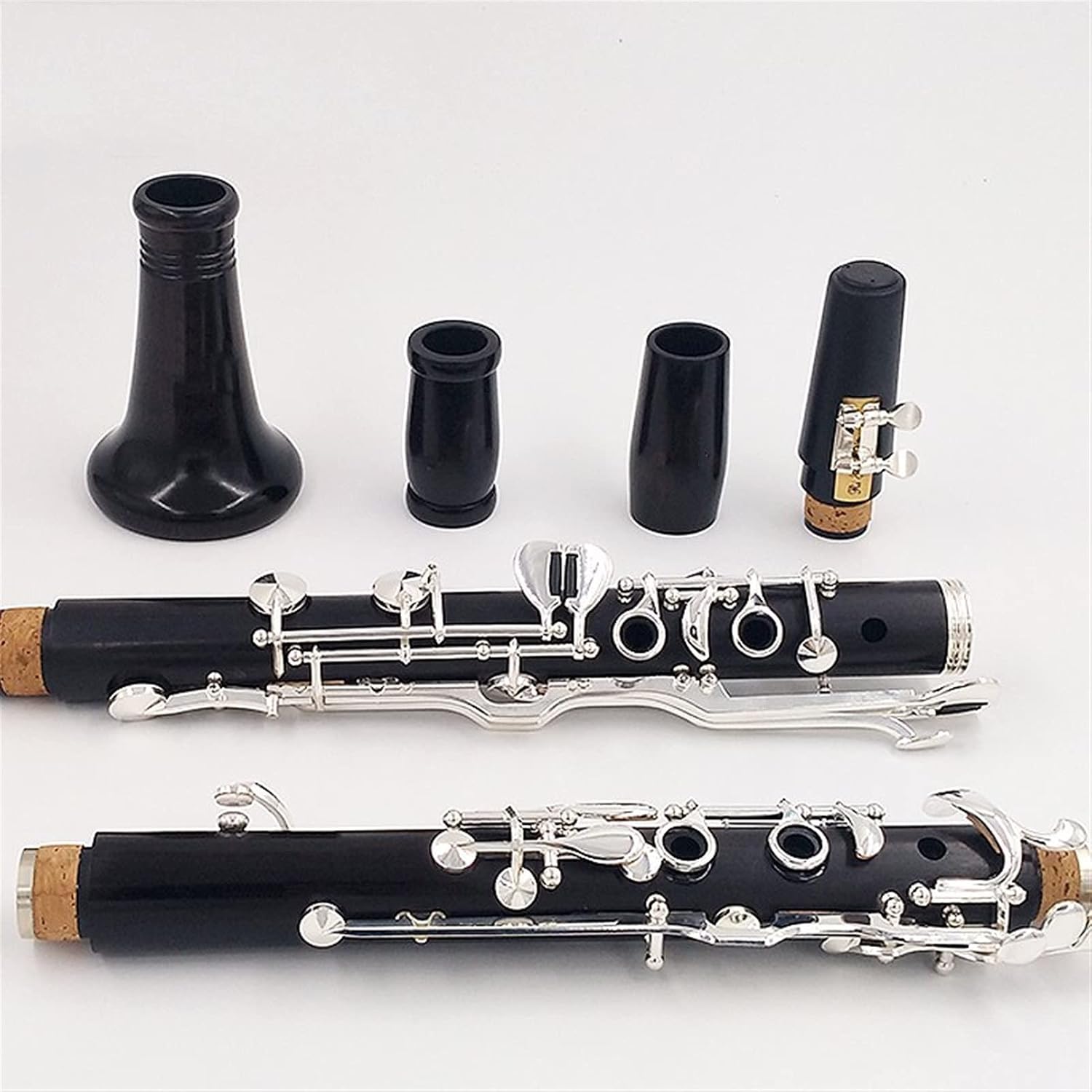 Clarinet G Tune Ebony Clarinet Silver Plated Keys Student Clarinet