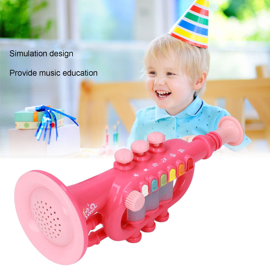 Musical Instruments, Kid Trumpet Children Preschool Music Toy for Boys and Girls(Blue)