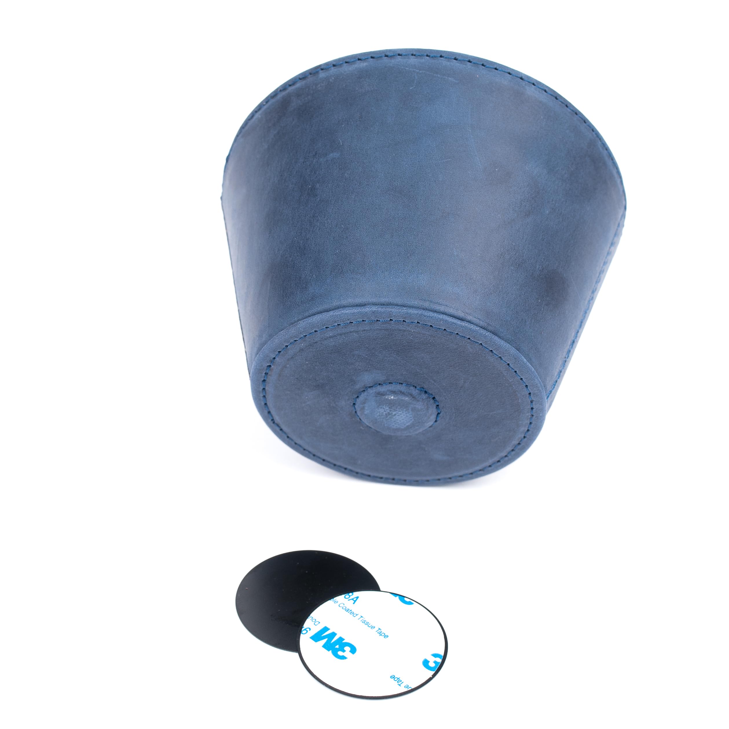 Trombone magnetic mute, lightweight leather mute for jazz and classical trombone players by MG Leather Work (Black)