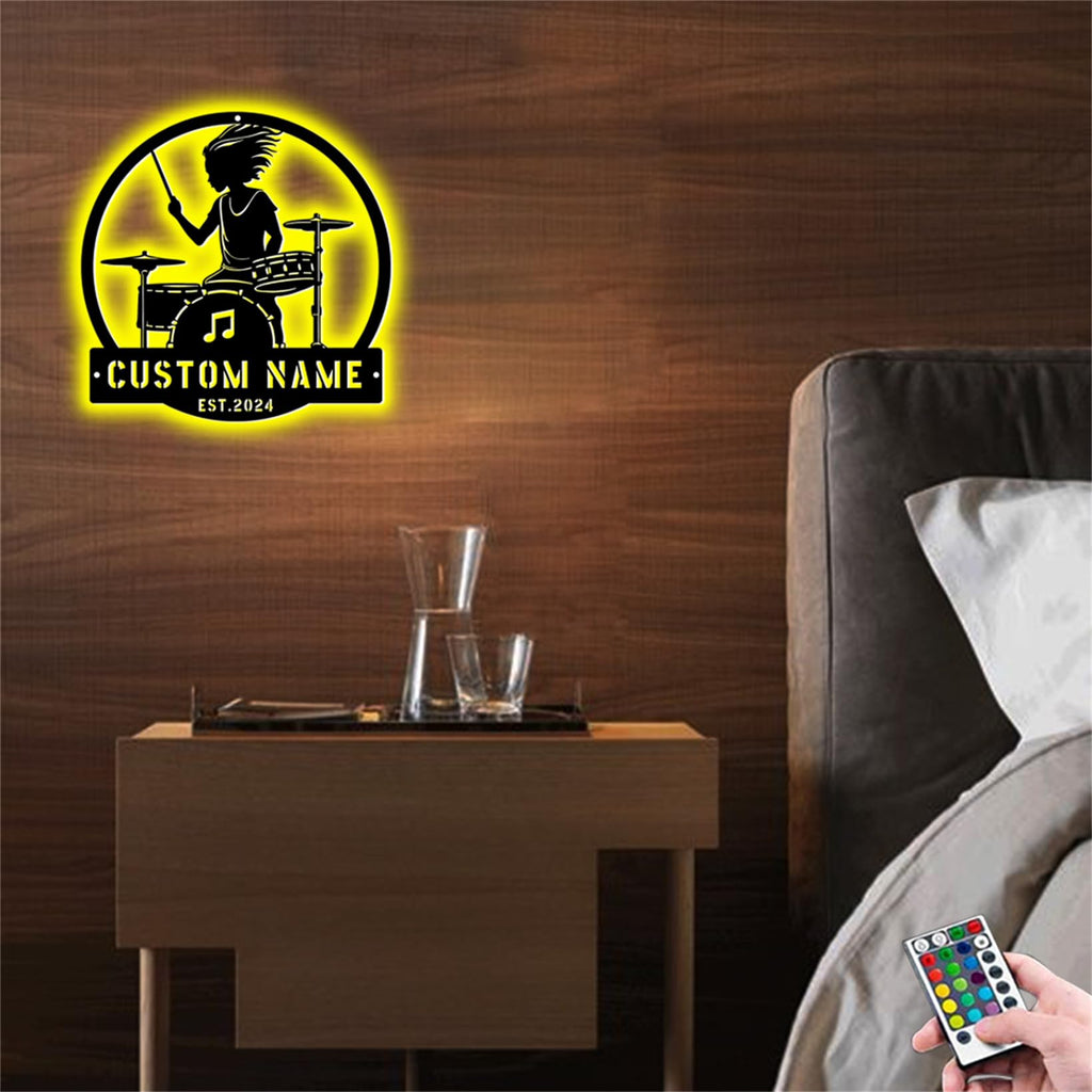 Personalzied Guitarist Name Wall Sign LED Lights Custom Cello Wall Art Music Neon Sign Electric Guitar Night Light Rock DJ LED Lamp Music Studio Plaque Musical Shed Name Plaque for Teacher