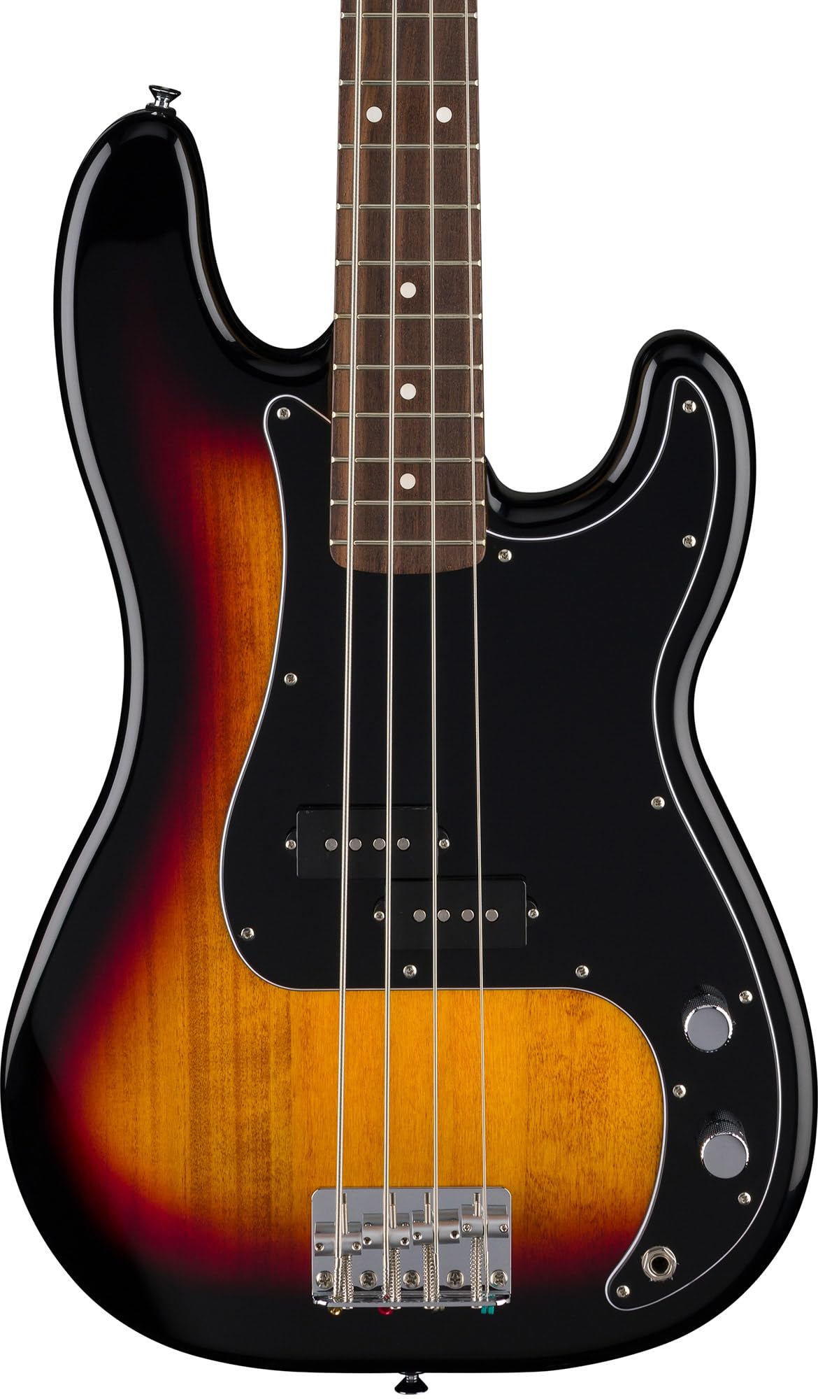 Fender Standard Jazz Bass - Olympic White Bundle with Strap, Guitar Cleaning Kit and Austin Bazaar Instructional Video