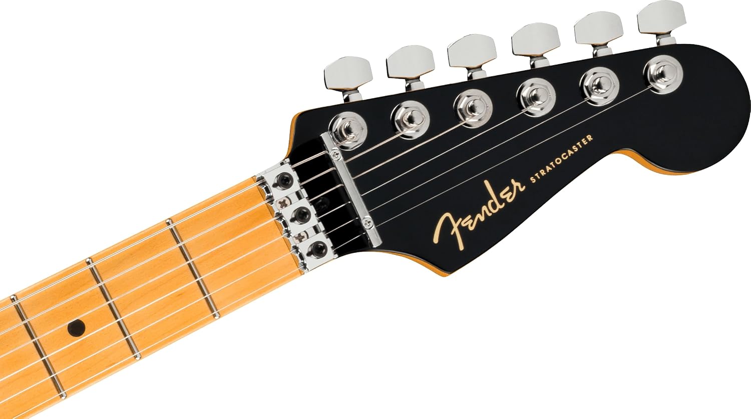 Fender American Ultra Luxe Stratocaster Floyd Rose HSS - Silverburst with Maple Fingerboard