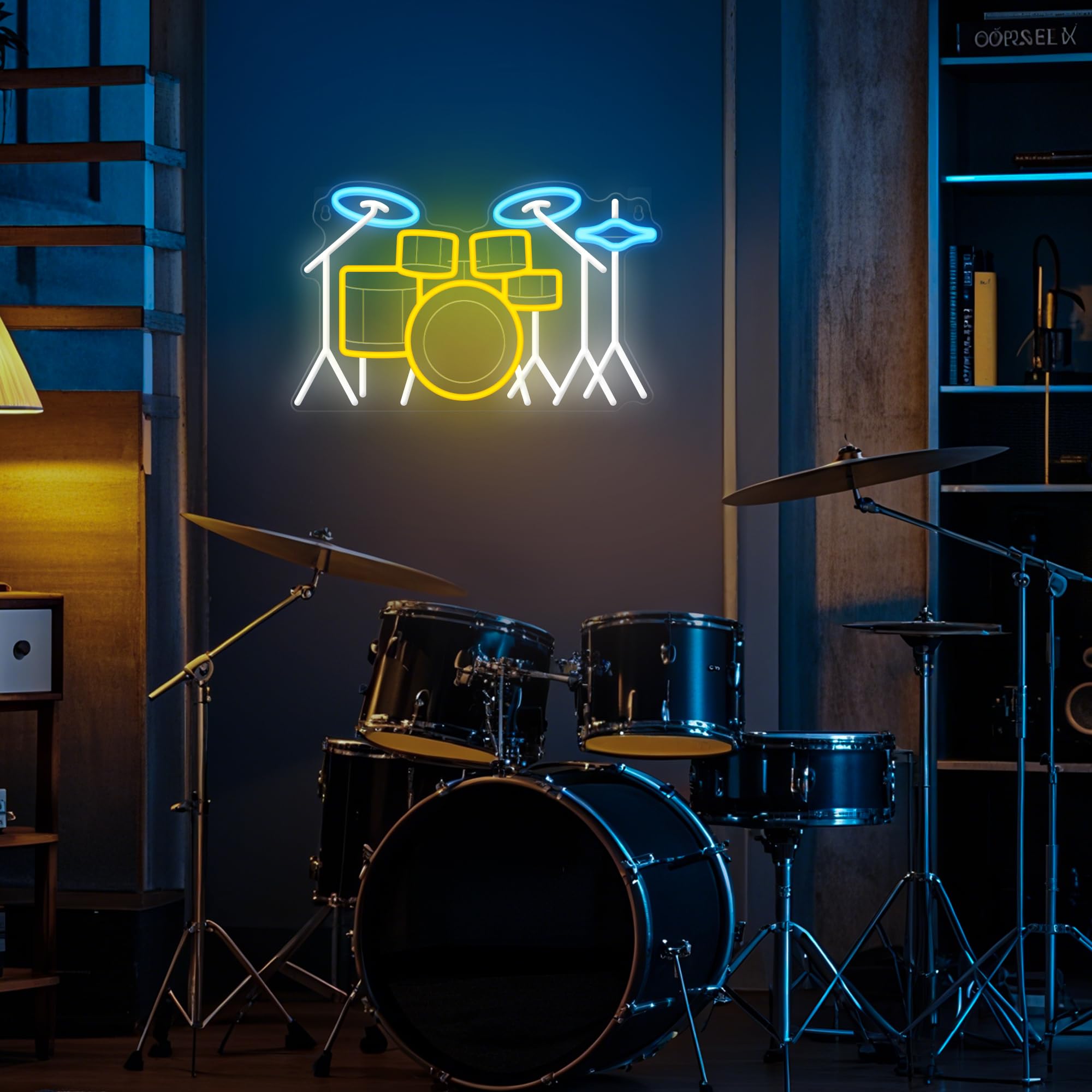 CoolGift Mart Acoustic Guitar Neon Light, Dimmable LED Guitar Neon Wall Sign USB Powered, Decorations for Bedroom Living Room Man Cave Music Studio, Gift for Guitar Players Guitarists Music Lovers