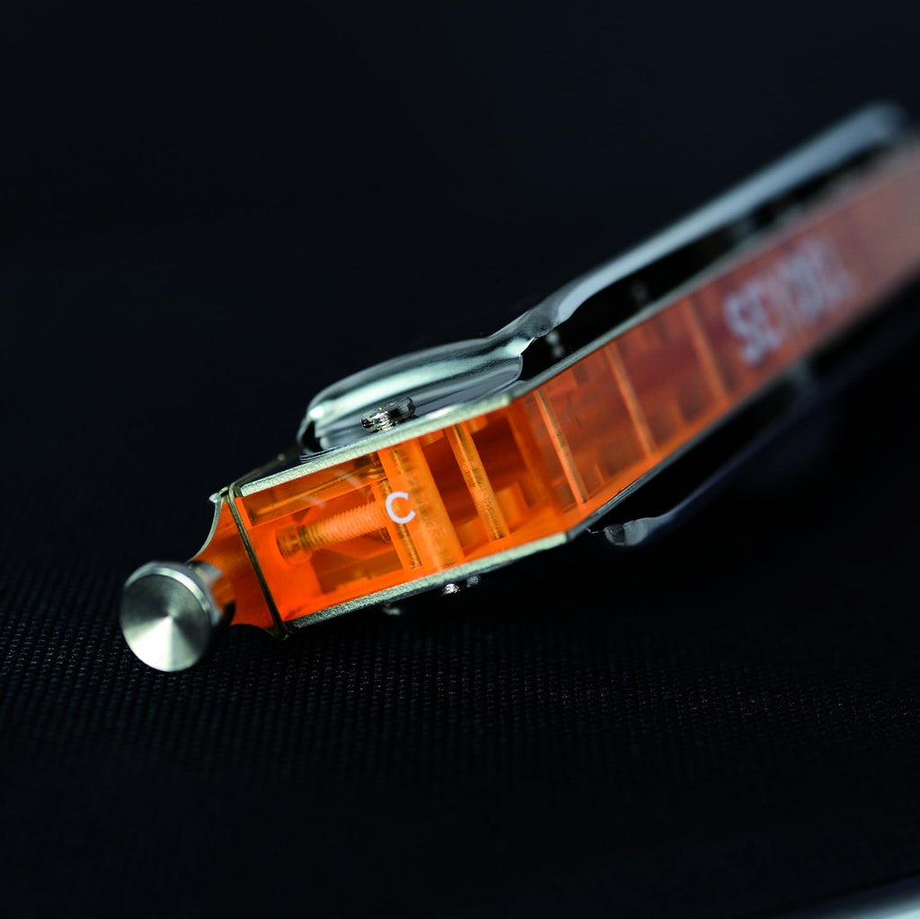 Seydel Harmonica (Chrom DX STL C), multi-coloured