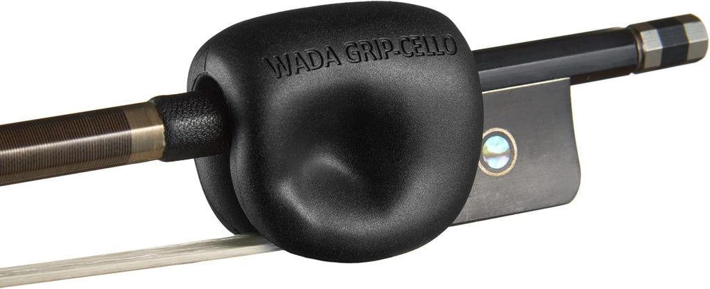 WADA Cello Bow Grip Aid: A Correct Bow Hand without Strain. A Second to Attach to the Bow and Remove. You can Concentrate on your Sound and Music with a Relaxed Hand and Arm from the Beginning.