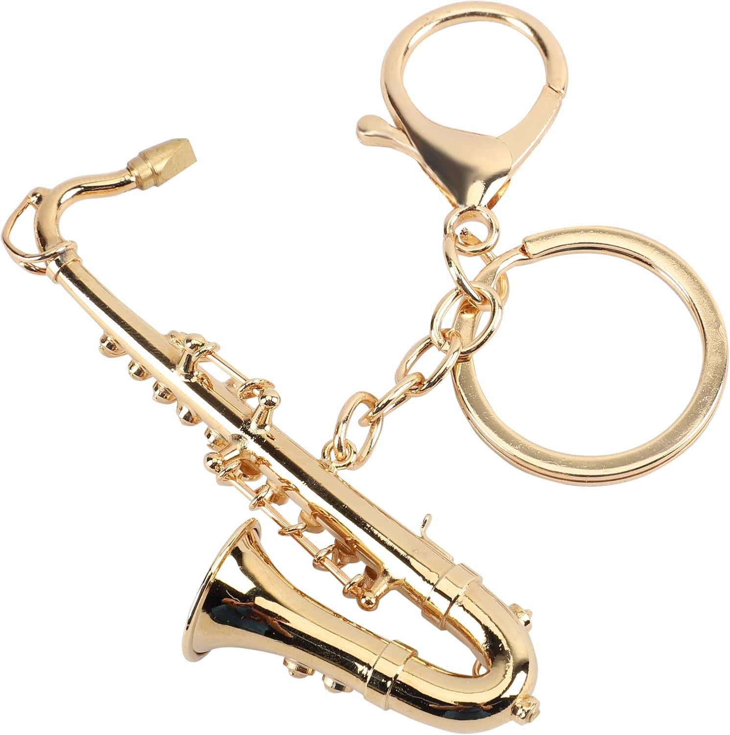Musical Instrument Keychain, Miniature Saxophone Keychain,Musical Instrument Gift,Christmas Ornament