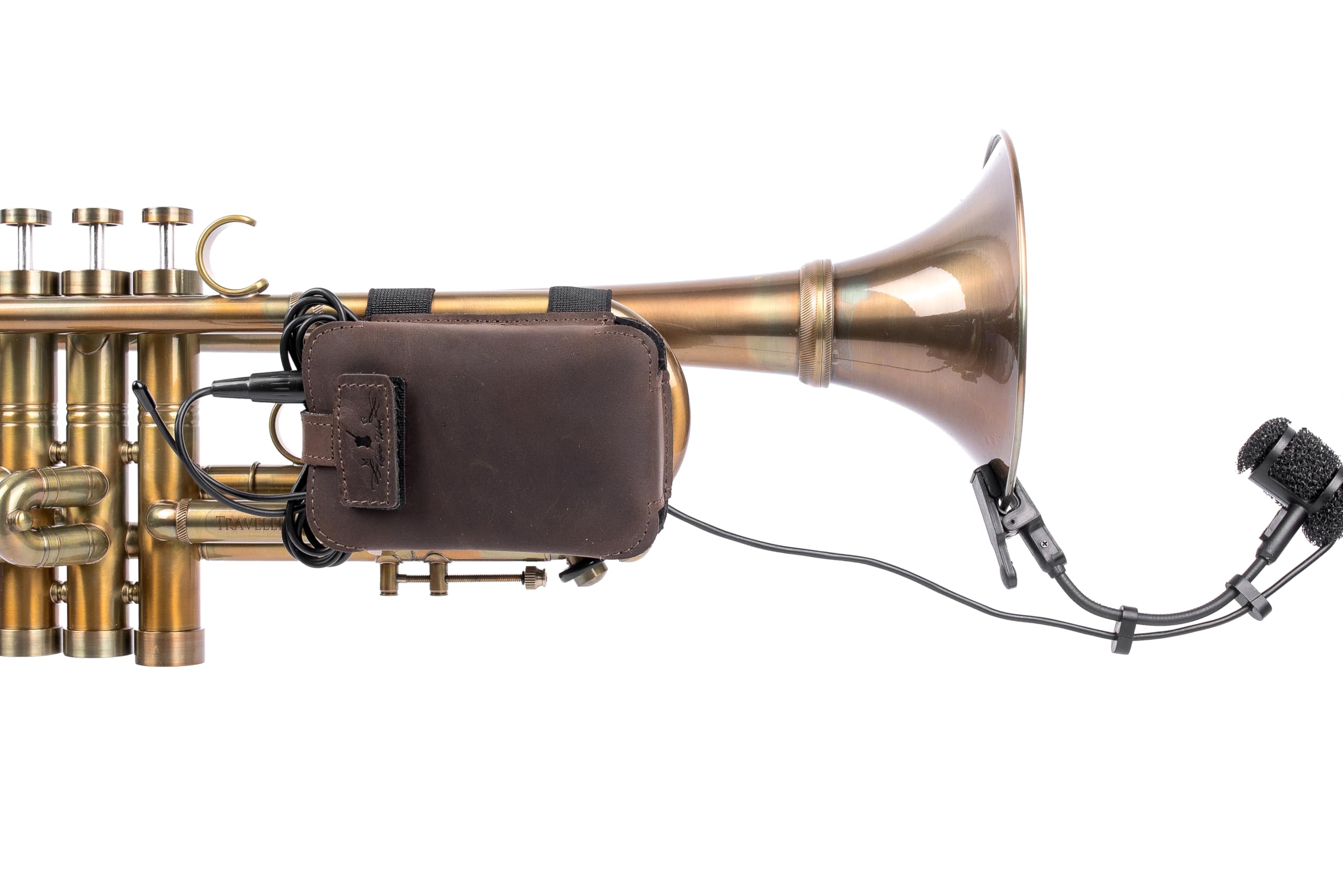 Trombone Mic Transmitter Pouch | Wireless Bodypack Holder for Stage, Studio & Live Performance