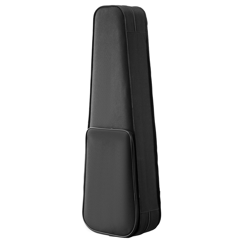 VEVOR 4/4 Full Size Violin Case, Built-in Hygrometer, Lightweight Portable Travel Carrying Bag, with Plush Lining, Dual Shoulder Straps, Anti-Scratch, Professional Triangular Shape, for Violin, Black