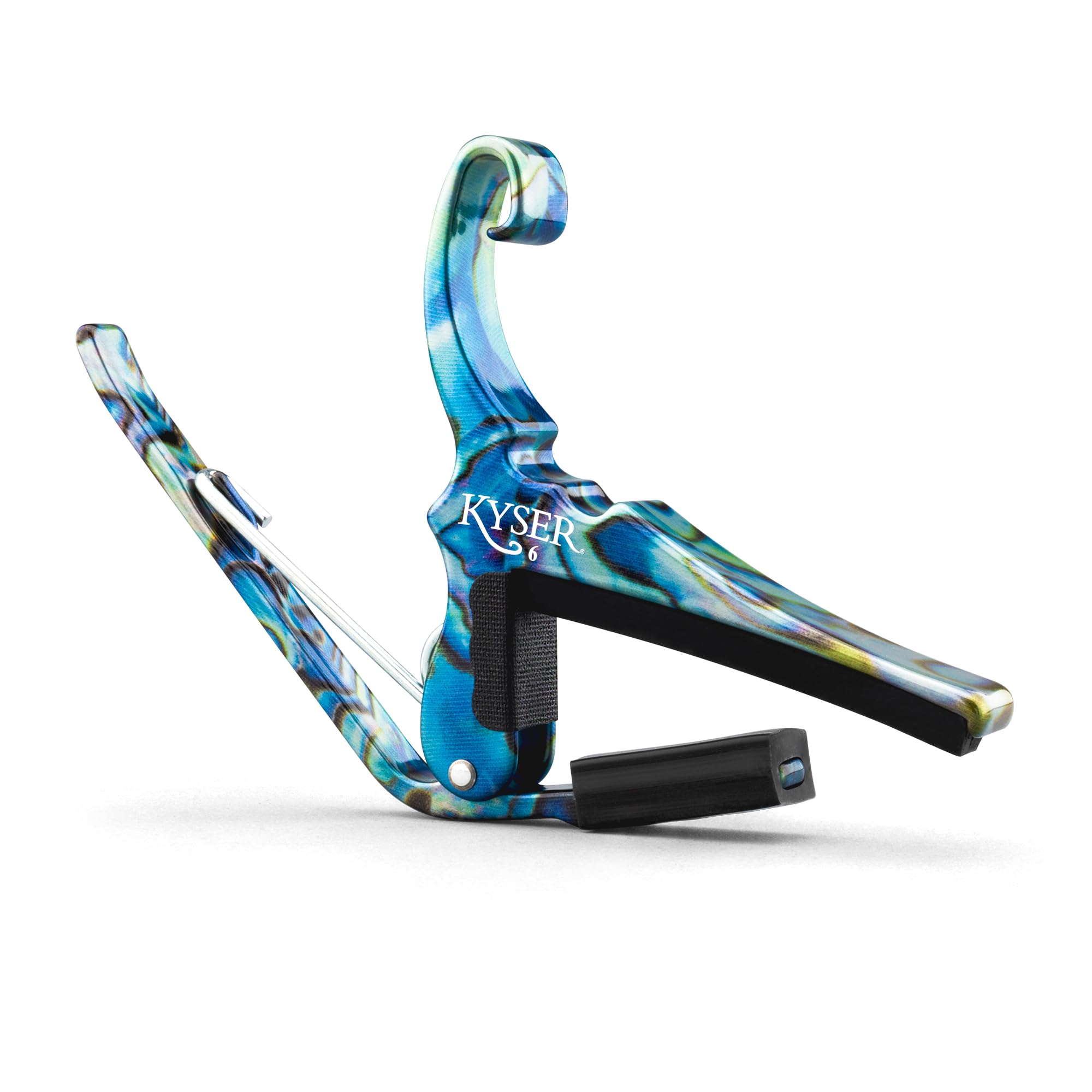 Kyser Quick-Change Guitar Capo for 6-string acoustic guitars, Black, KG6BA