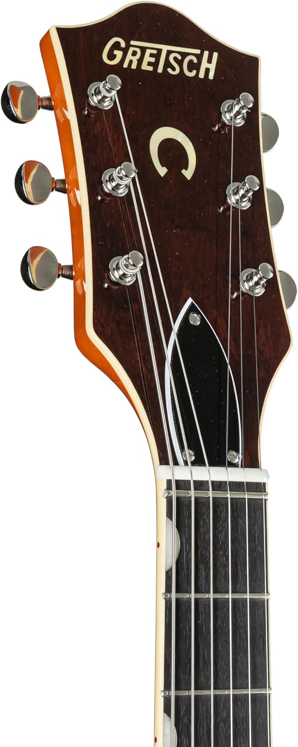 Gretsch G6120T-59 Vintage Select 1959 Chet Atkins - Western Orange Stain, Bigsby | Vintage Orange Stain, Laminated Maple Hollow Body, Tv Jones Filter'tron Pickups, V-Shaped Neck, Ebony Fretboard, Bigsby B6c