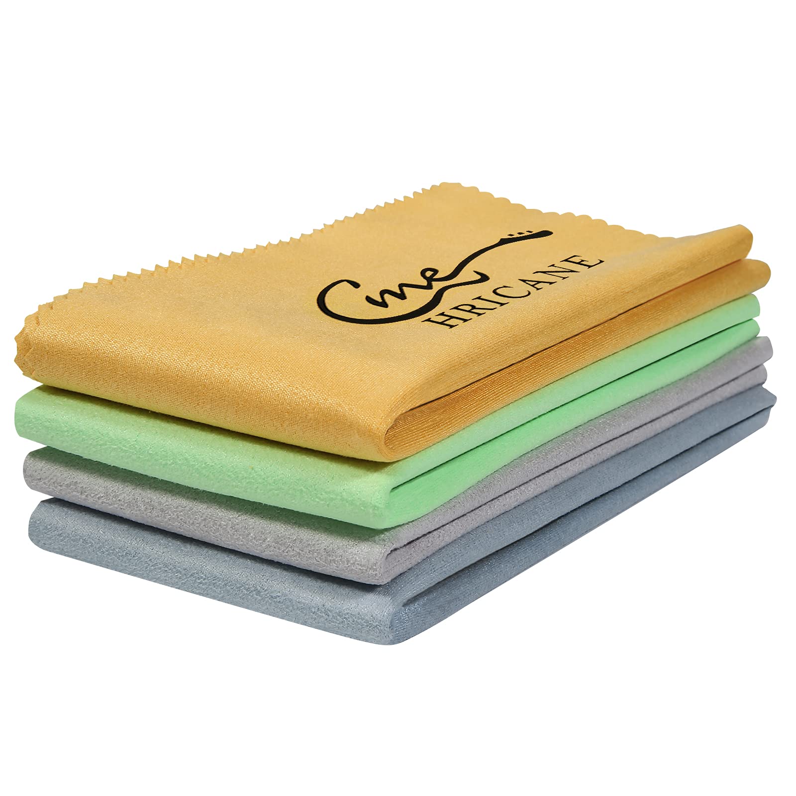 Guitar Cloths Ultrafine fiber suede (12"x12" Cloths) Plush Polishing Cloths for Musical Instruments Premium Polishing & Cleaning Cloths for Guitar Violin Piano Clarinet Trumpet (6 Pack Blue)