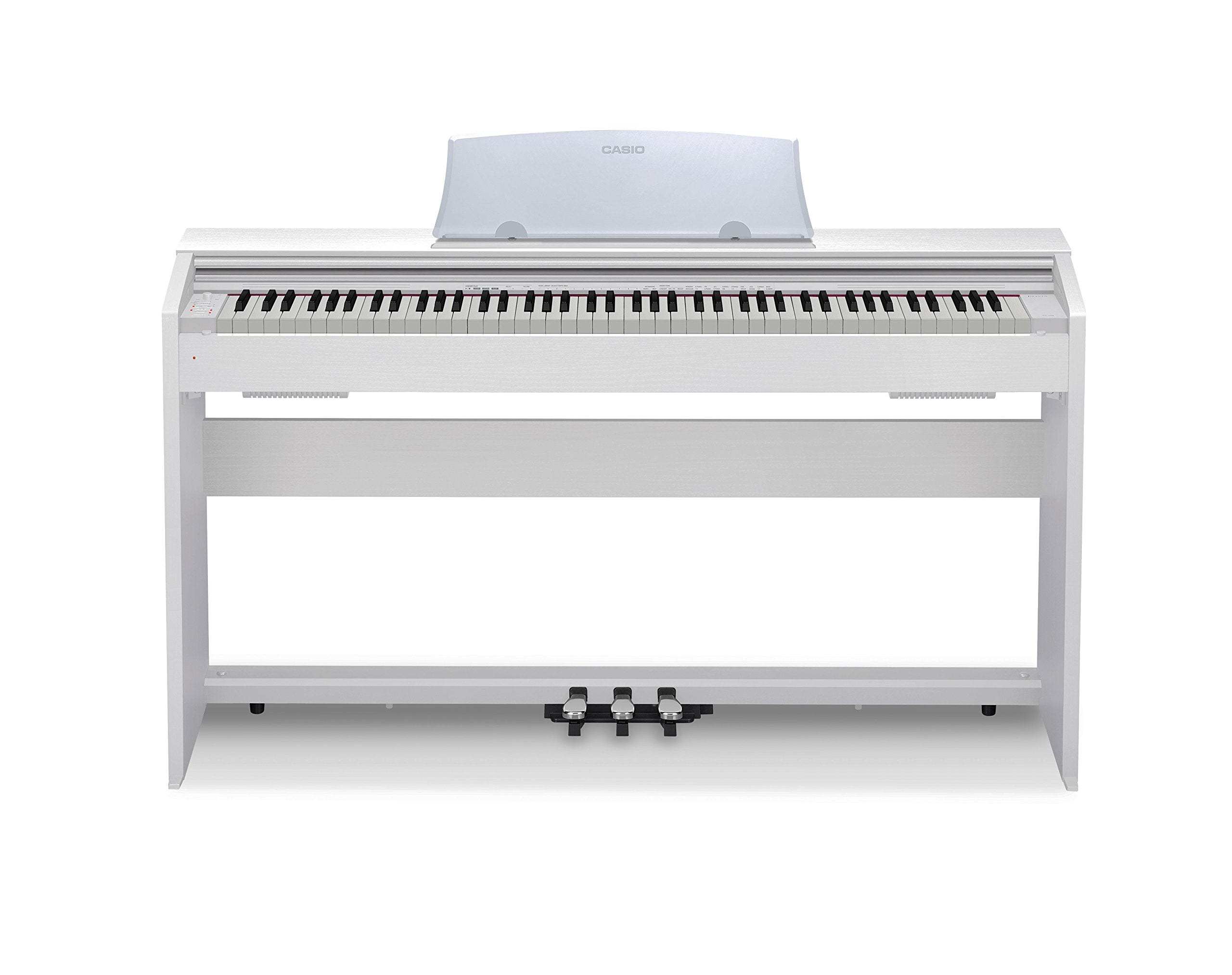 Casio PX-770 Privia Digital Piano - Black Bundle with Furniture Bench, Headphones, Instructional Book, Online Lessons, Instructional DVD, and Austin Bazaar Polishing Cloth