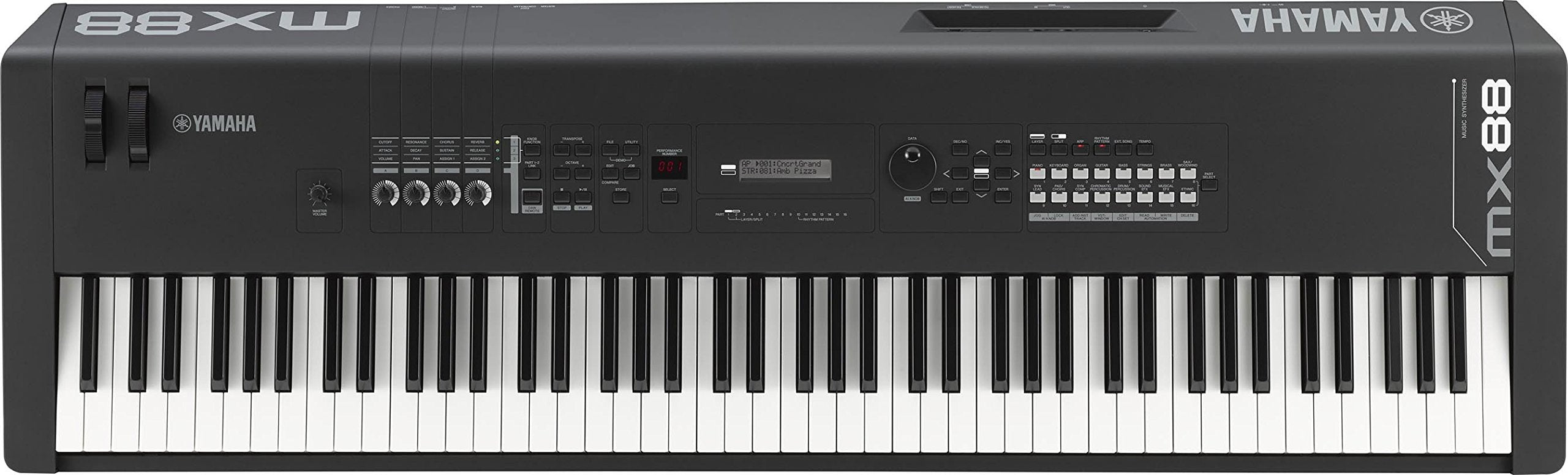 Yamaha MX88 88-Key Weighted Action Synthesizer, MX88BK