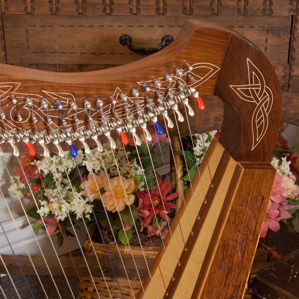 Roosebeck 22-String Heather Harp w/Chelby Levers + Learn to Play Book