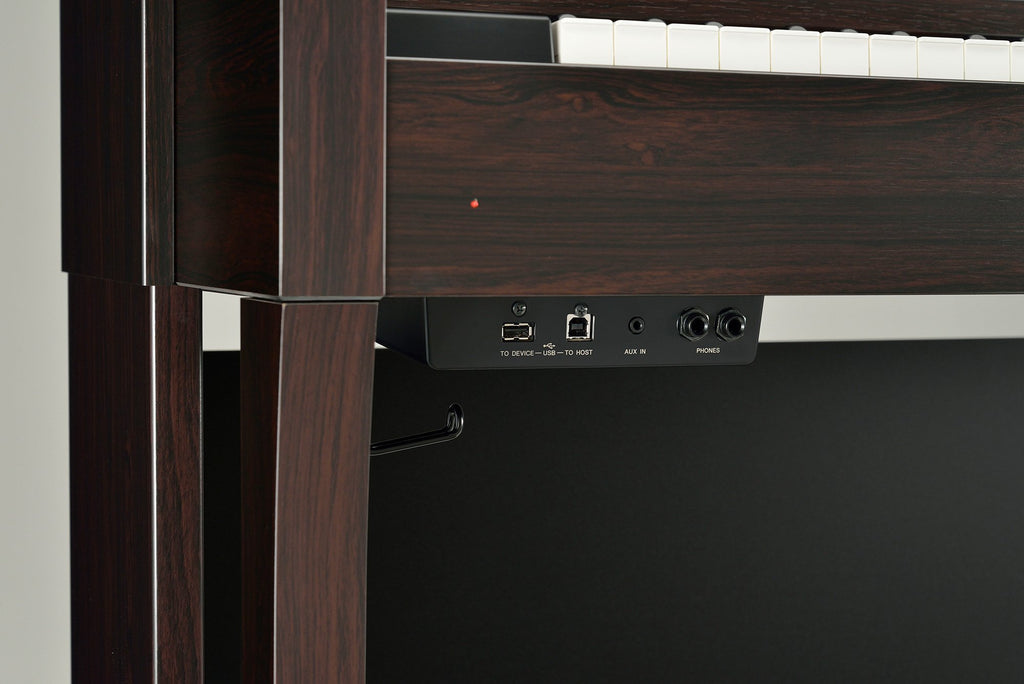 Yamaha Arius Series 88-Key Weighted Action Upright Digital Piano for Beginner and Intermediate Players, Dynamic Response, Grand Piano Sound, 3-pedal Unit, Bench Included, Rosewood YDP105R