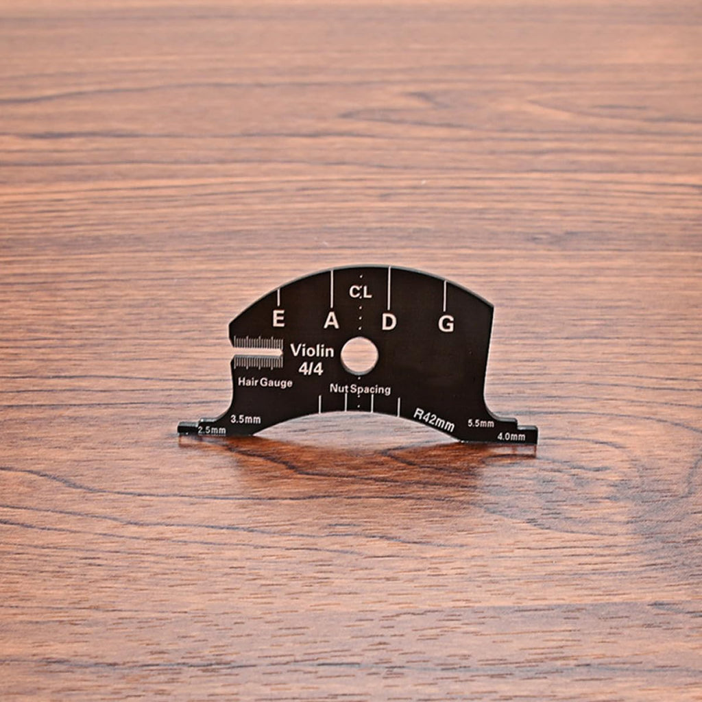 Practical Violin Bridge Measuring Tool Durable Violin Fingerboard Template for Accurate String Spacing and Positioning Essential Accessory