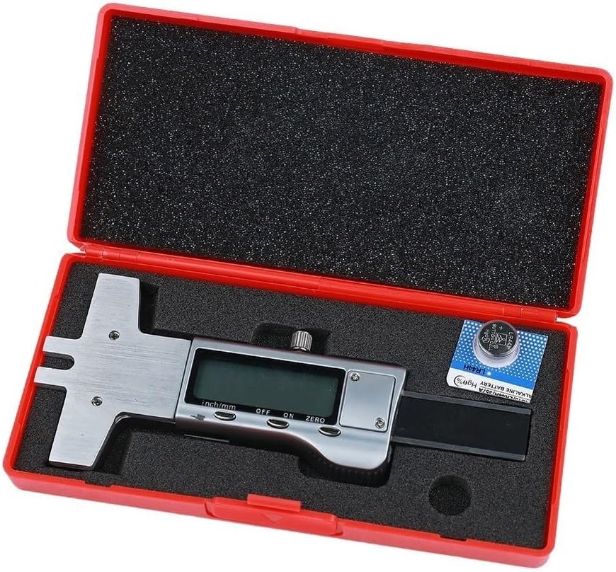 Digital String Height Measuring Tool for Acoustic Electric Classical Guitars with Inch MM and FOR ZERO Calibration for Guitar Tech Use