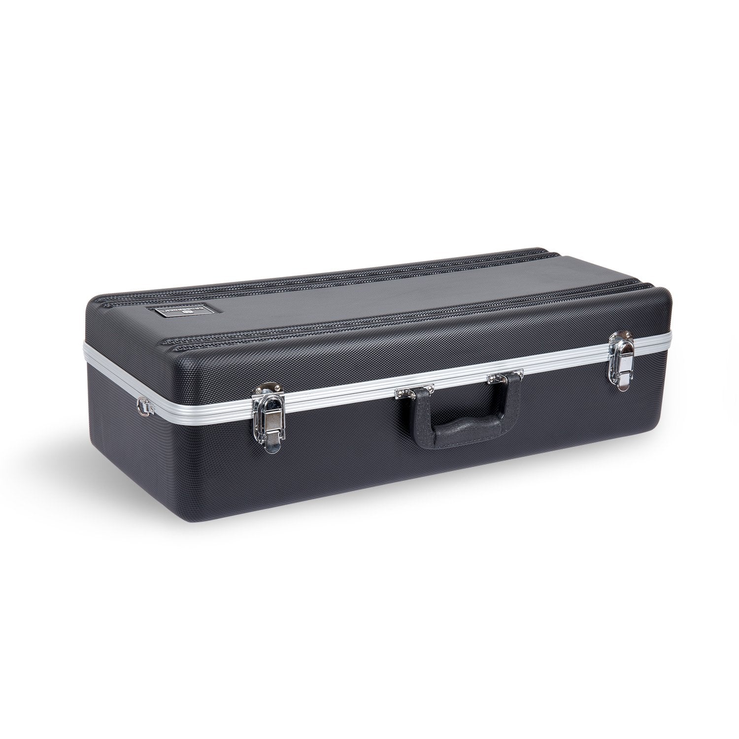 Crossrock ABS Trumpet Case for Bb Horn | Red Finish, Black Velvet Interior, Security Lock, Metal Feet & Detachable Strap