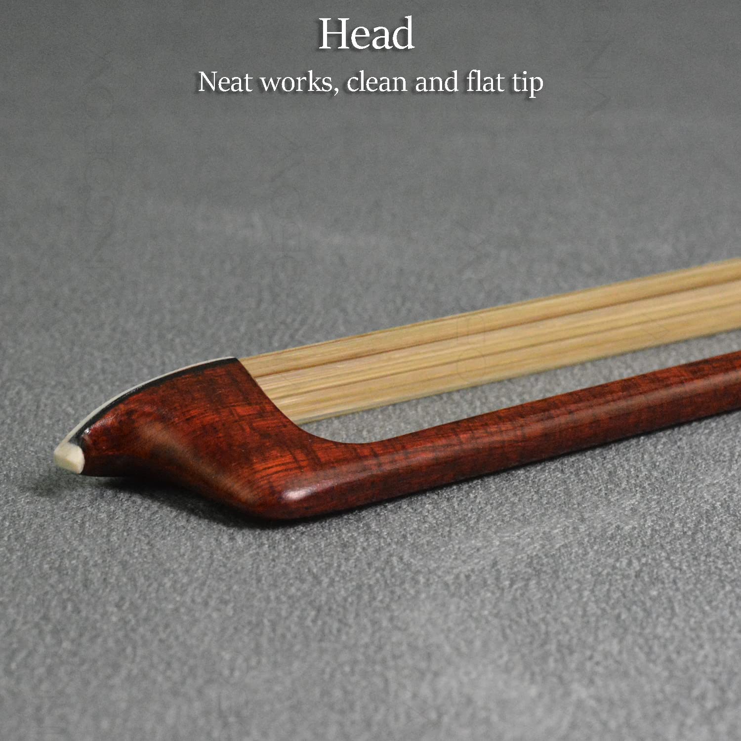 Carbon Fiber Core Hybrid Peranmbuco Skin Violin Bow 4/4 Size VINGOBOW 127V Master Level Fleur-de-lys Snakewood Frog 4 4 Full Straight Premium Natural Horse Hair for Porfessional Player …