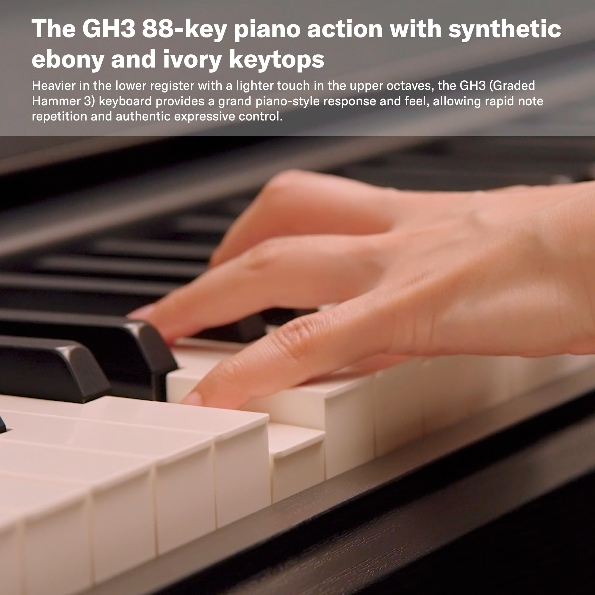 Yamaha Arius Series 88-Key Weighted Action Upright Digital Piano for Beginner and Intermediate Players, Dynamic Response, Grand Piano Sound, 3-pedal Unit, Bench Included, Rosewood YDP105R