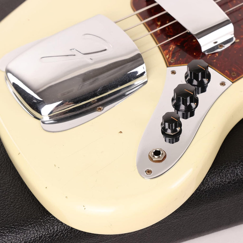Fender Custom Shop 1968 Jazz Bass Journeyman Relic - Aged Vintage White