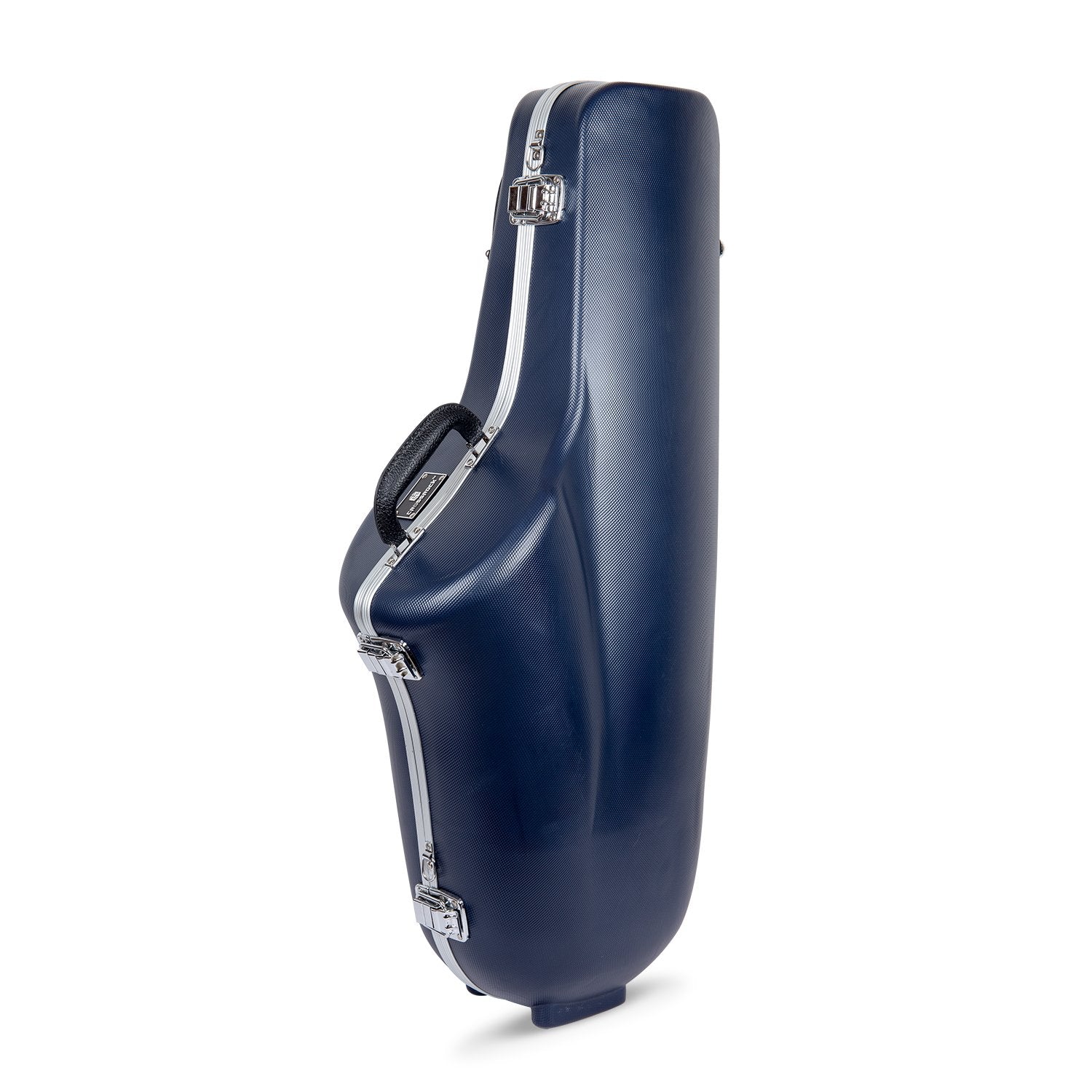 Crossrock ABS Trumpet Case for Bb Horn | Textured Blue Finish with Velvet Interior, Security Lock, Metal Feet & Detachable Strap (CRA862TRBL)