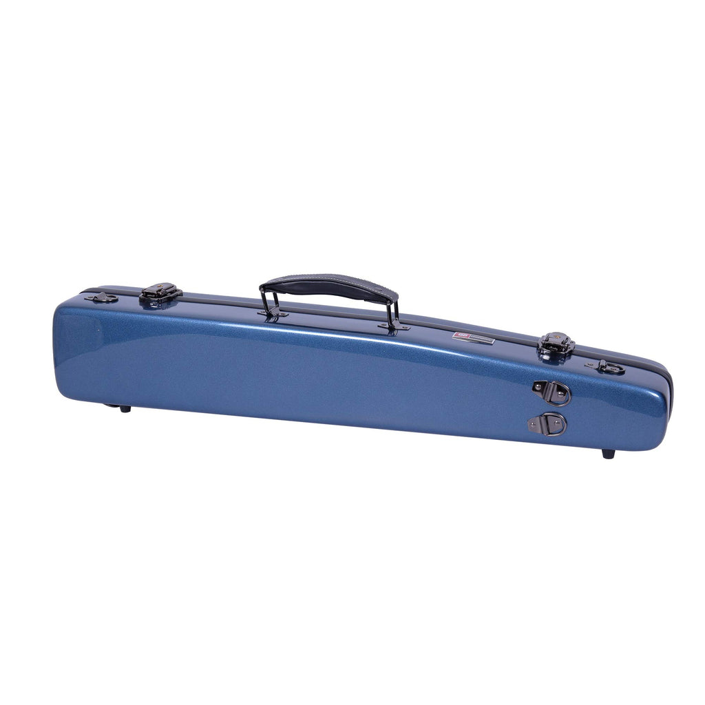 Crossrock Fiberglass Straight Soprano Saxophone Case | Wine Red Gloss Finish, Padded Interior, Backpack Straps – Lightweight Hardshell for Travel & Protection (CRF1000SSRD)
