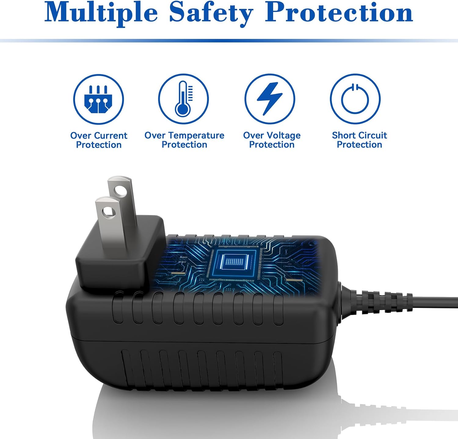 12V 2A AC Adapter Compatible with Model RS-AB02J00-B Power Supply Compatible with Cello TV