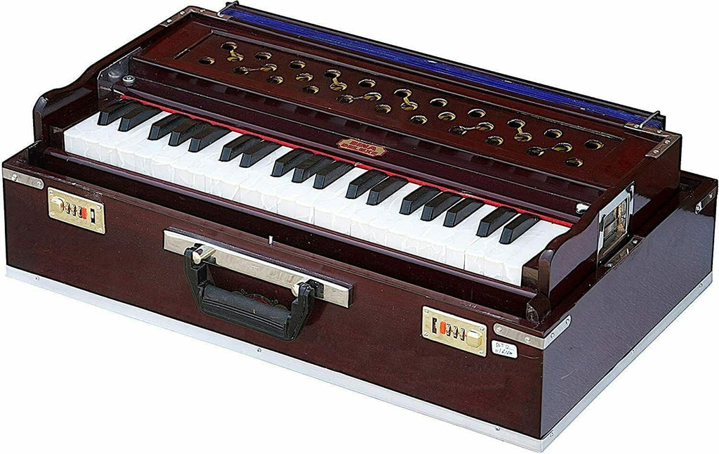 Professional Portable Harmonium Stylist No 17 Deluxe With Coupler - Musical Instrument (NOV2008)