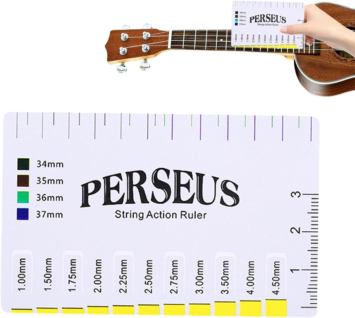 String Action Gauge Precise Professional Multifunctional Lightweight Ruler | String Height Measurement Tool for Setup Maintenance Repair Stringing