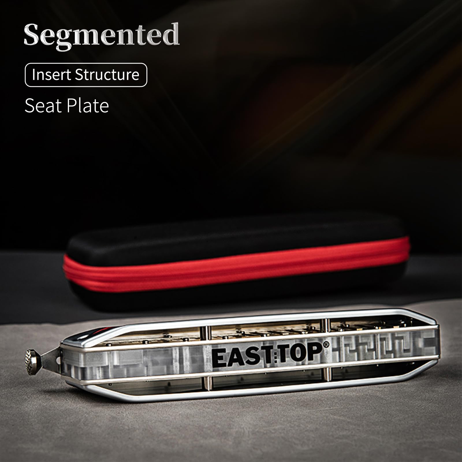EAST TOP ROMANCE Chromatic Harmonica of 14 Hole, Professional Chromatic Mouth Organ Harmonica For Adults, Students and band players key of C