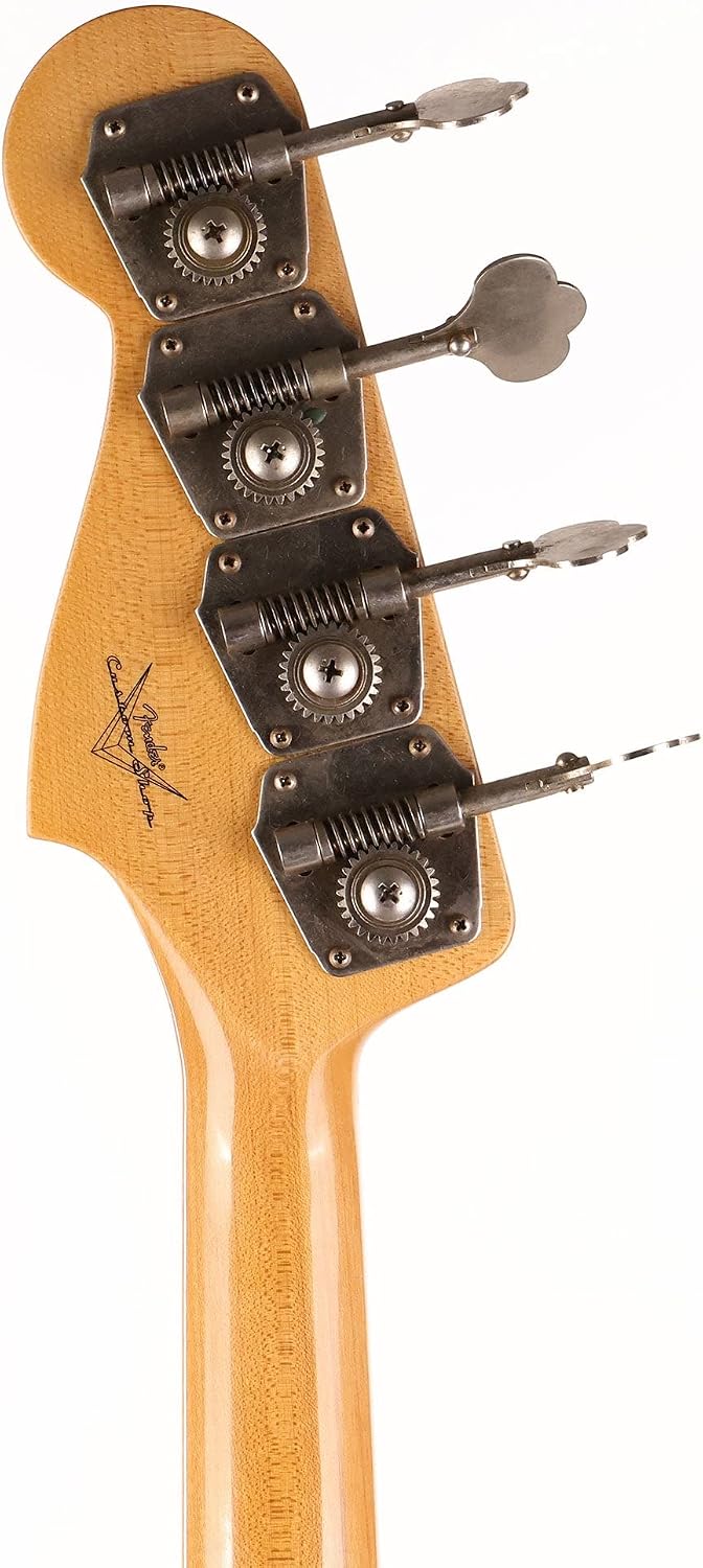 Fender Custom Shop 1968 Jazz Bass Journeyman Relic - Aged Vintage White