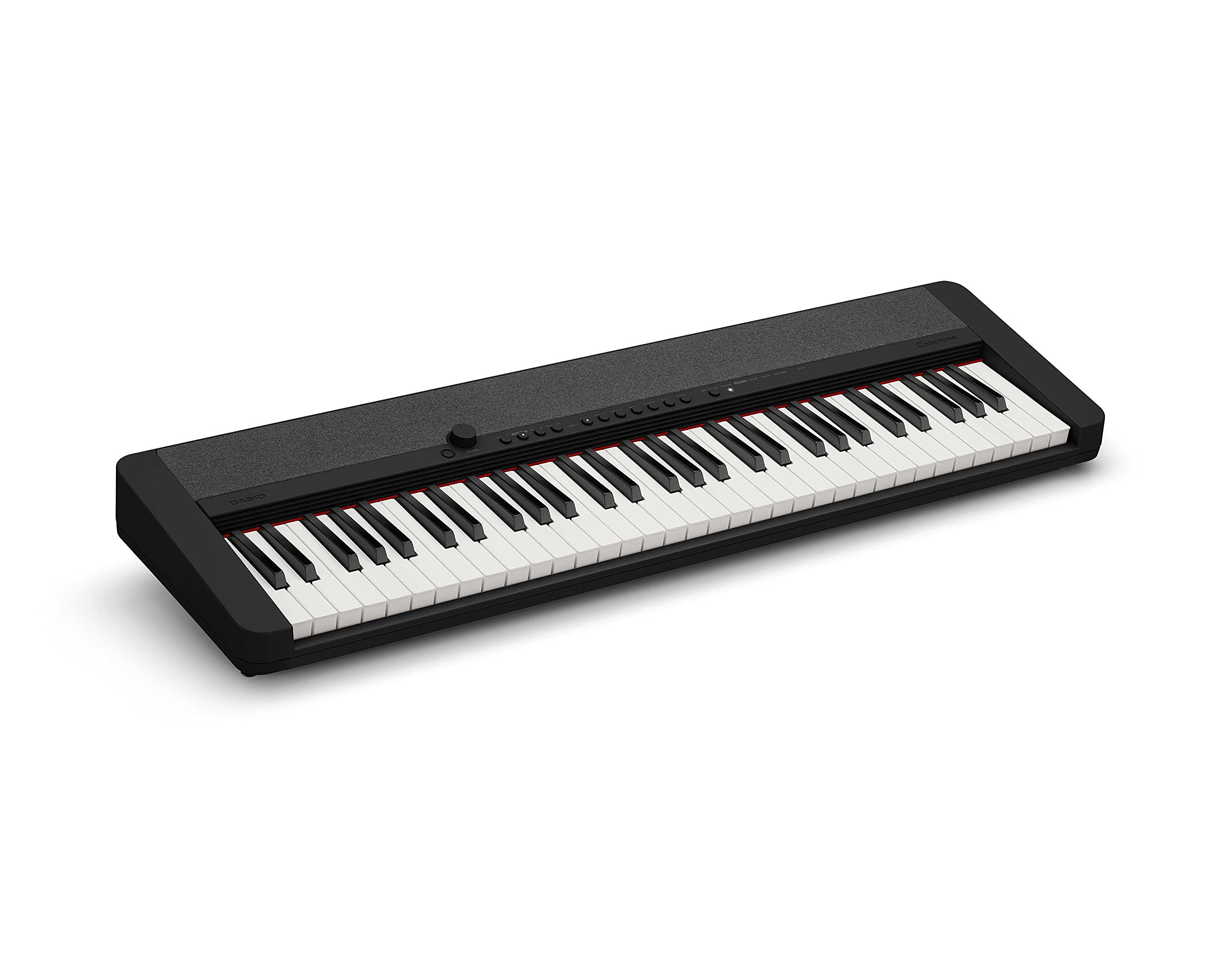 Casio CT-S1 Casiotone 61-Key Portable Keyboard - Black Bundle with Adjustable Stand, Bench, Headphones, Sustain Pedal, Instructional Book, Instructional DVD, and Austin Bazaar Polishing Cloth